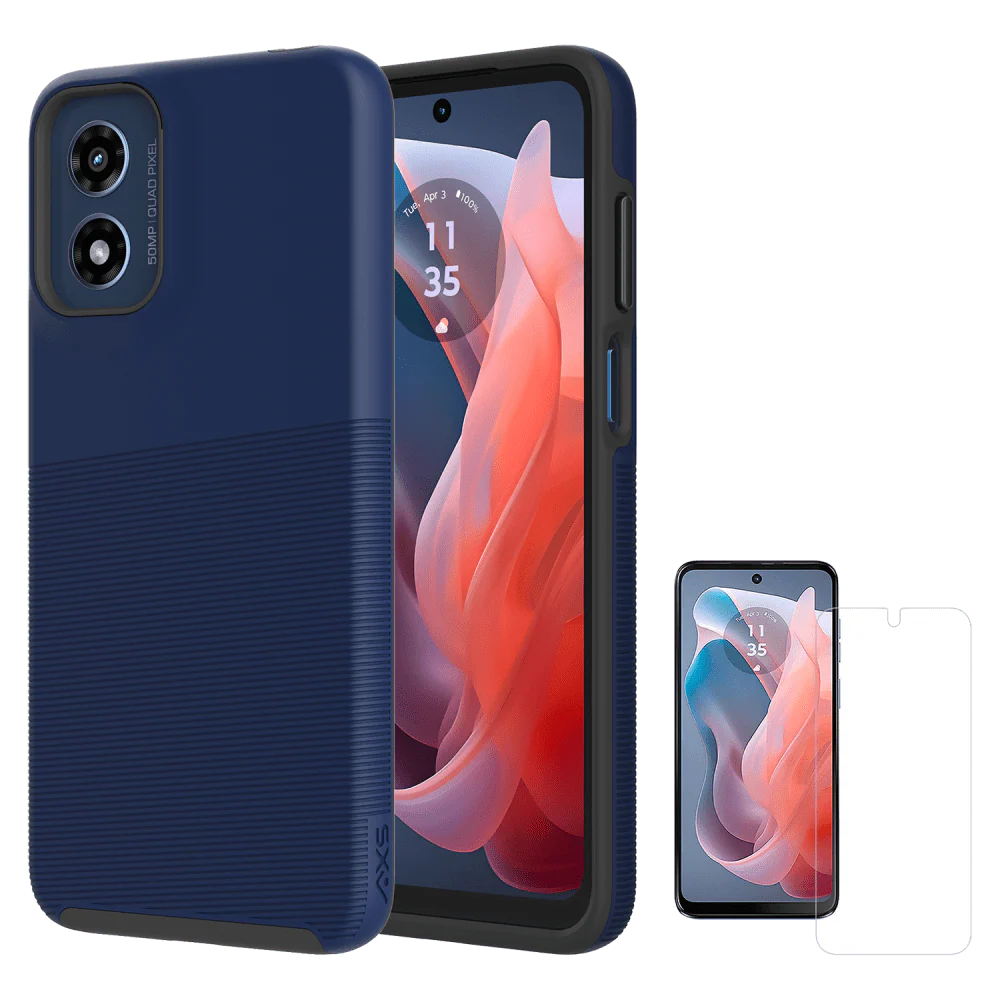 AXS PROTech Plus Case and ARMORGlass Screen Protector for Motorola Moto G Play (2024) - Image 5