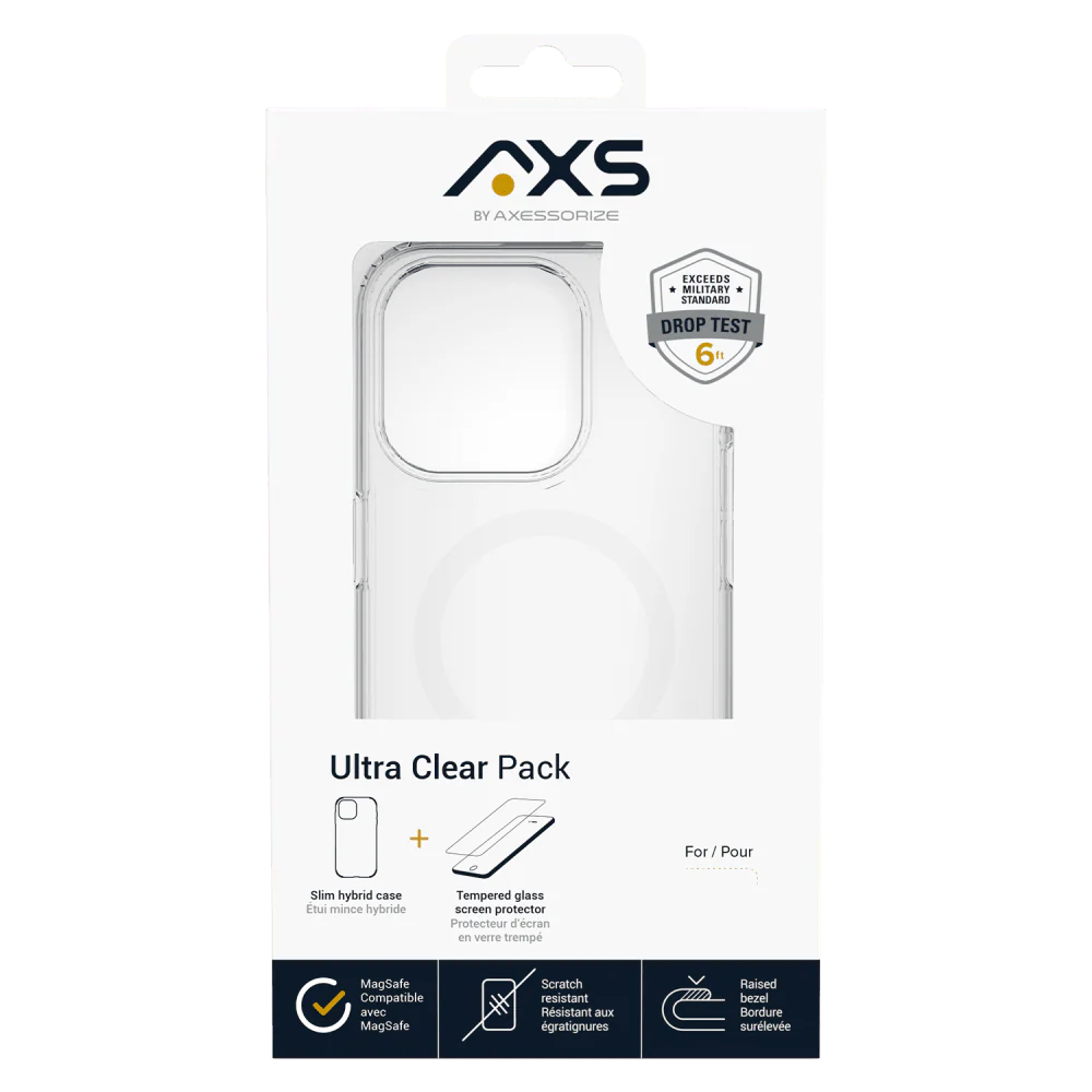 AXS ULTRA CLEAR MagSafe Case and Glass Screen Protector for Apple iPhone 15 - Image 6