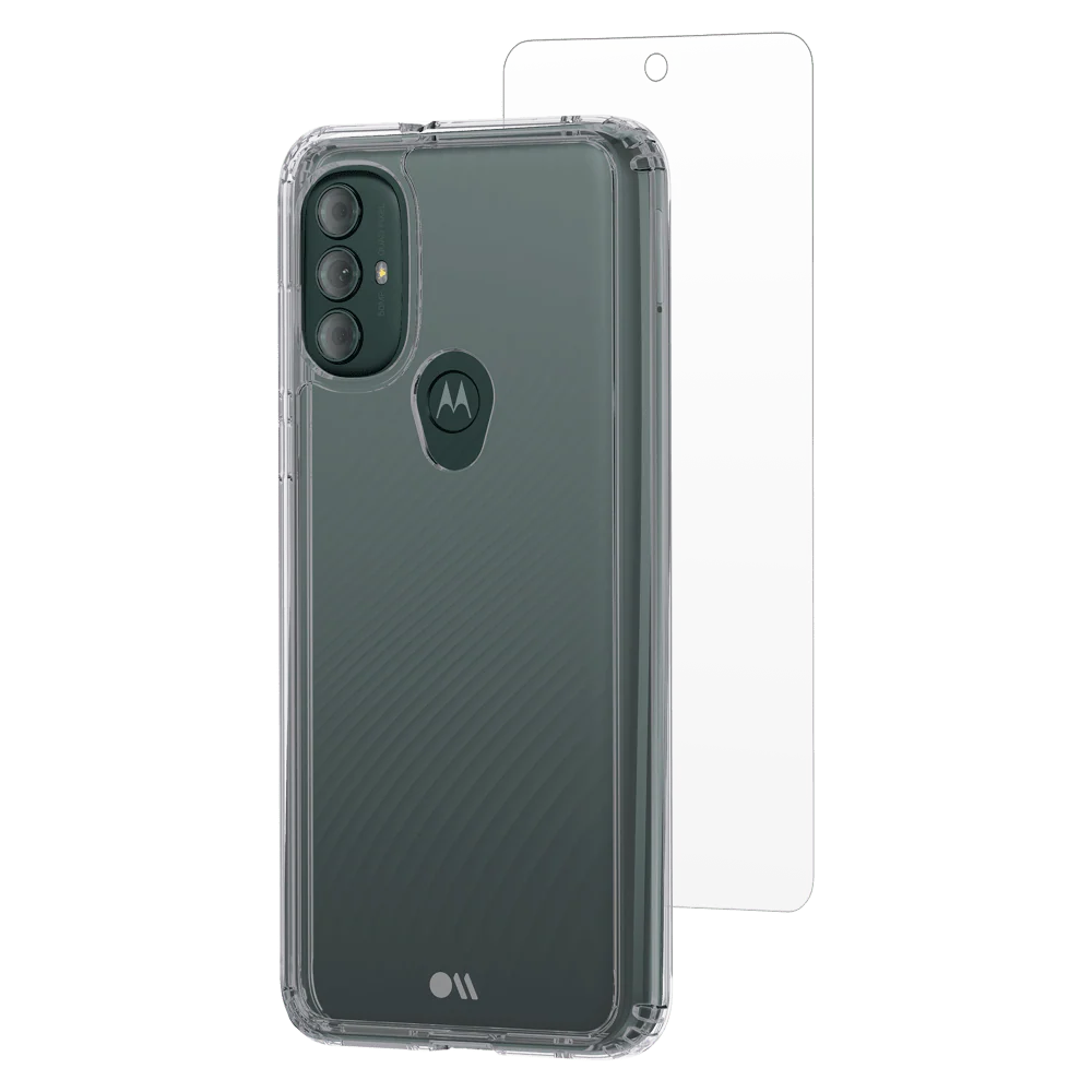 Case-Mate Protection Pack Tough Case and Glass Screen Protector for Motorola Moto G Power (2022) - Image 4