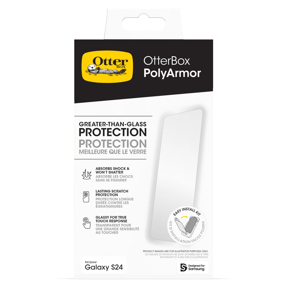 OtterBox PolyArmor Screen Protector for Samsung Galaxy S24 - Image 7