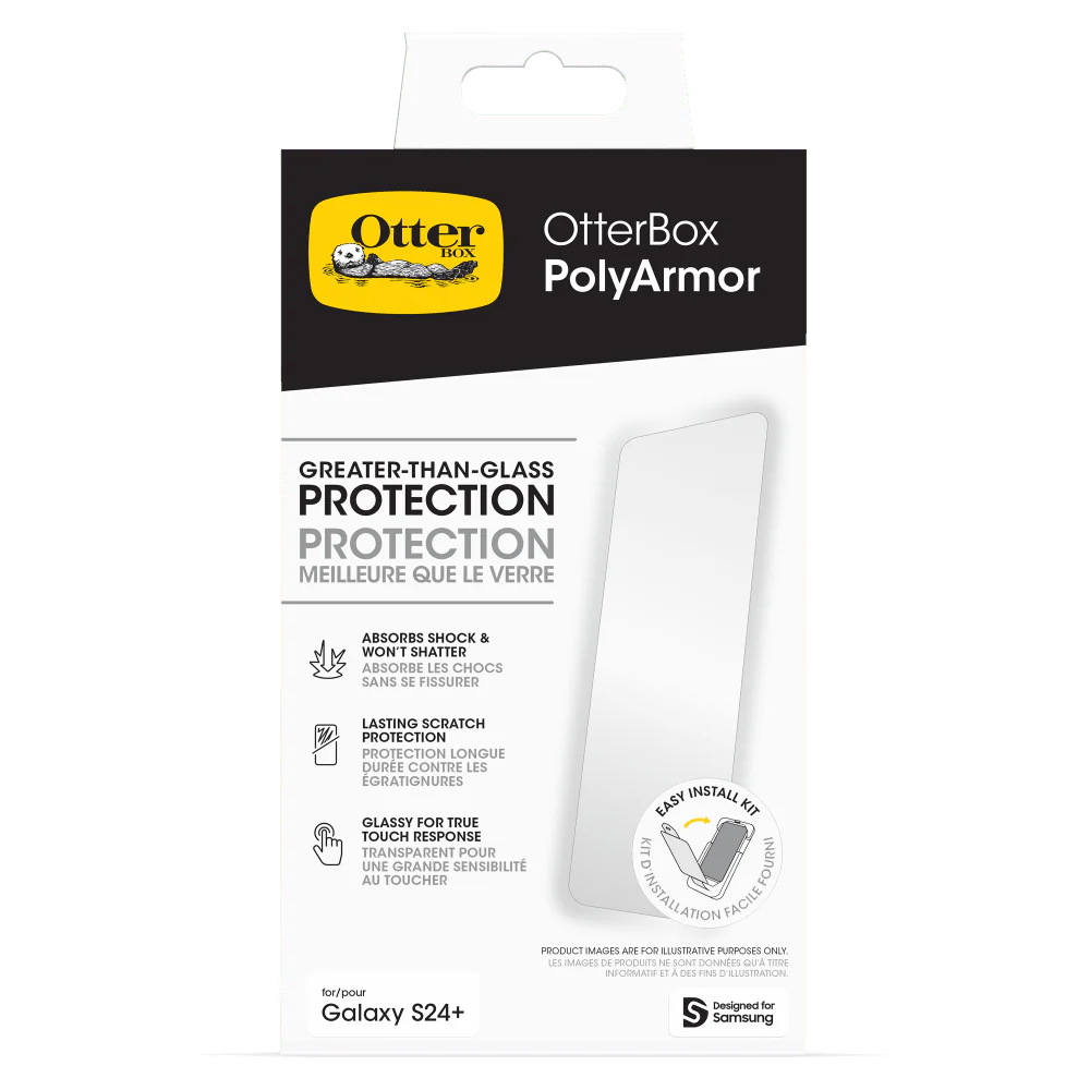 OtterBox PolyArmor Screen Protector for Samsung Galaxy S24 Plus - Image 7