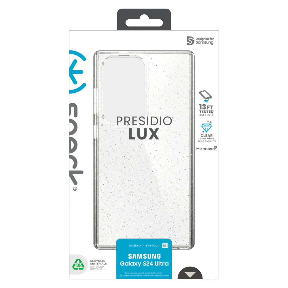 Speck Presidio Perfect Clear Case for Samsung Galaxy S24 Ultra - Image 14