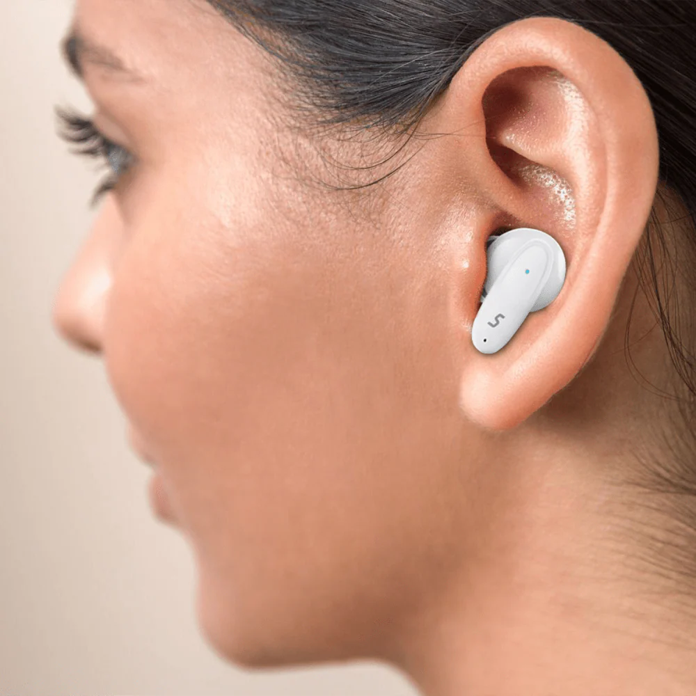 Sway Dual Microphone ENC Comfort Fit True Wireless Headphones with Power Go Charging Case - Image 4