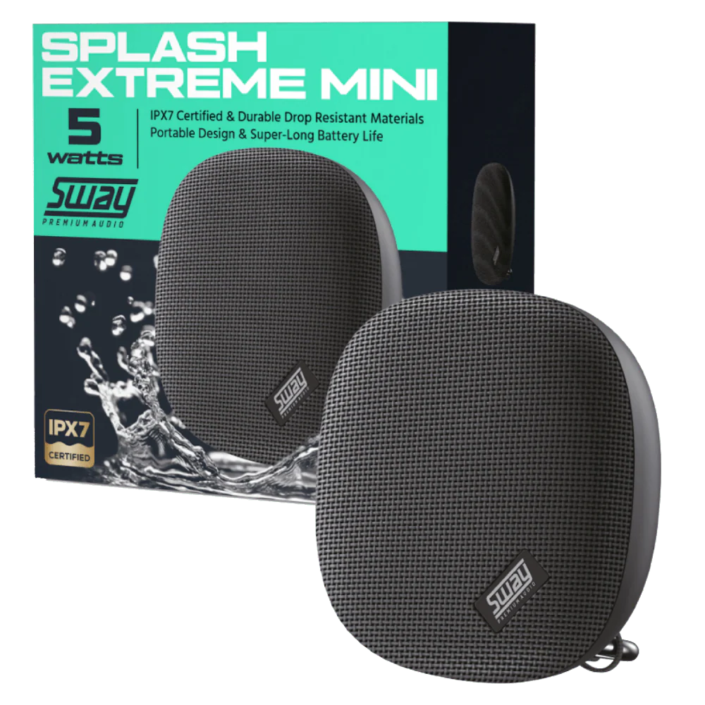 Sway Splash Extreme Mini Waterproof Bluetooth Speaker - Image 3