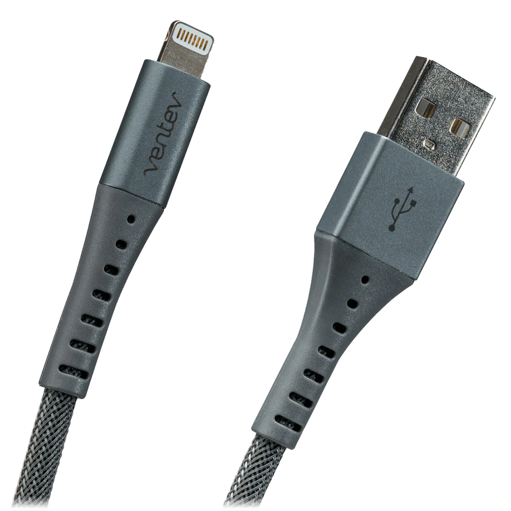 Ventev Alloy USB-A to Apple Lighting High Speed Ultradurable 10 Foot Cable - Image 3