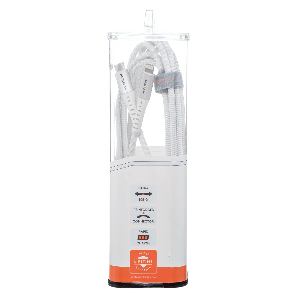 Ventev Alloy USB-C to Apple Lightning High Speed Ultradurable 10 Foot Cable - Image 4