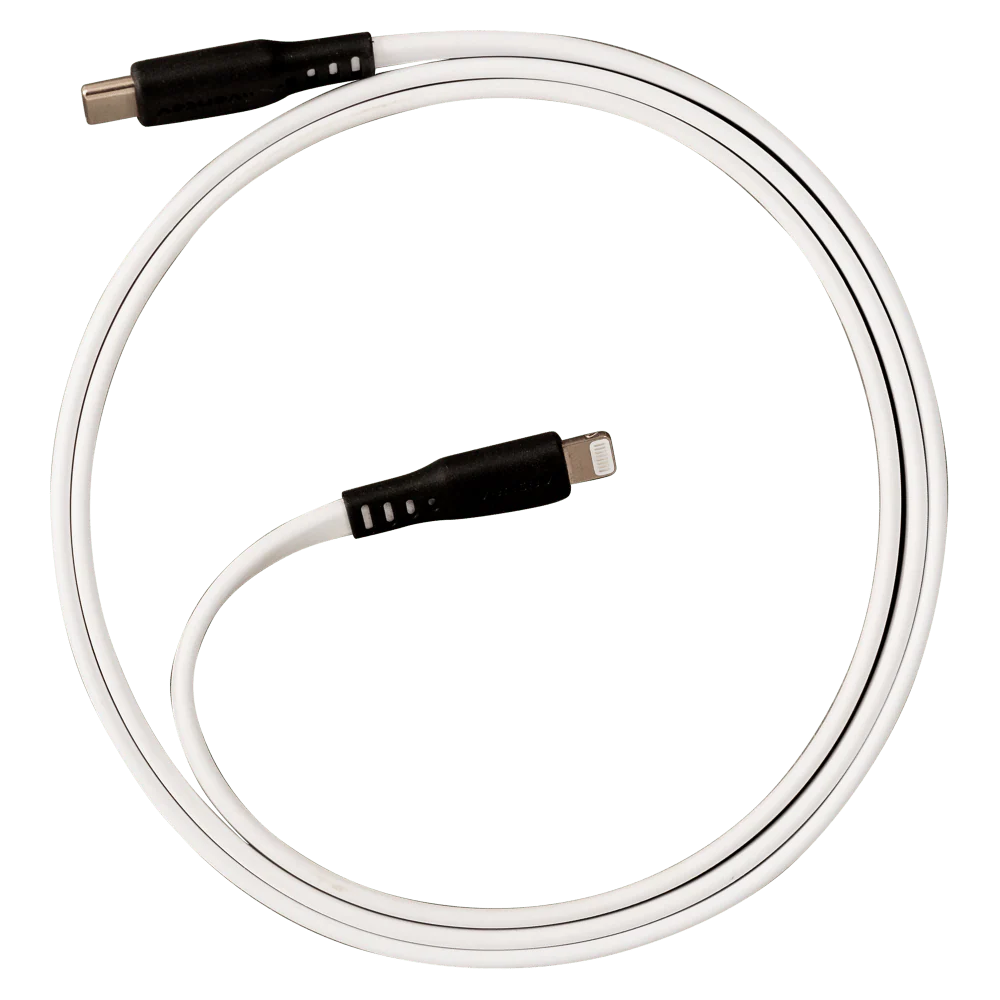 Ventev Flat USB-C to Apple Lightning High Speed Tangle-Free 6 Foot Cable - Image 7