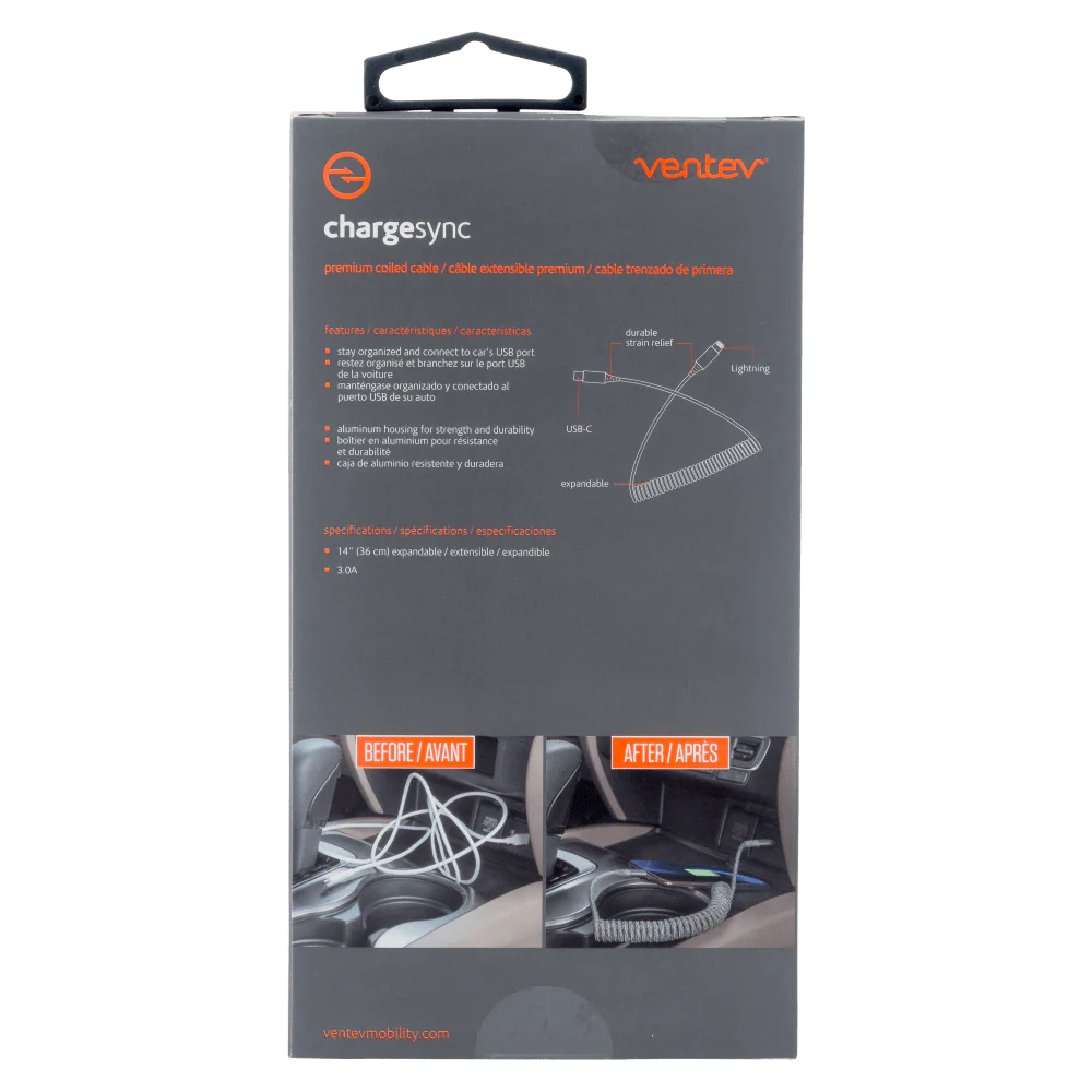 Ventev Helix USB-C to Apple Lightning High Speed Travel 3 Foot Cable - Image 7