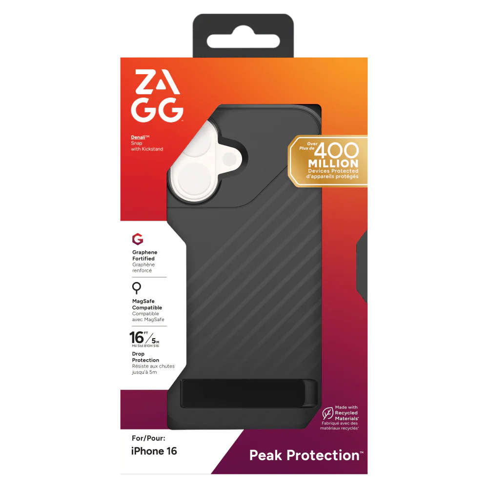 ZAGG Denali Snap MagSafe Case with Kickstand for Apple iPhone 16 - Image 22